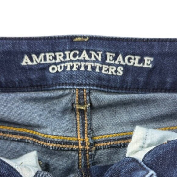 American Eagle Outfitters Shorts Low Rise Cuffed Raw Hem Women's Size 6 - Picture 5 of 7